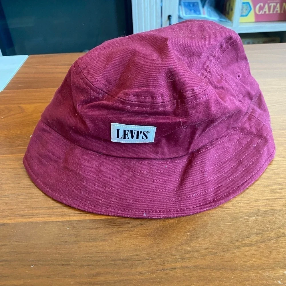 Levi Strauss Company Maroon Bucket Hat